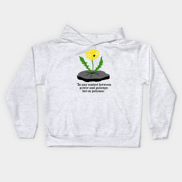 Can't Keep Me Down Kids Hoodie by Hillary White Rabbit